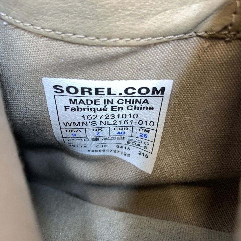 Sorel Major Low Ankle Boots Womens Size 9 Black Suede Side Zip Round Toe Comfort - Picture 8 of 11